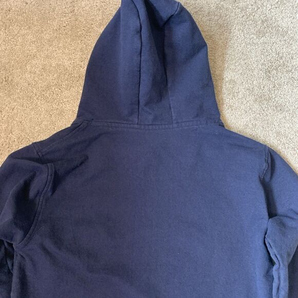 Patagonia Hoodie Small Uprisal Pullover Navy Sweatshirt Recycled Graphic - Picture 8 of 9
